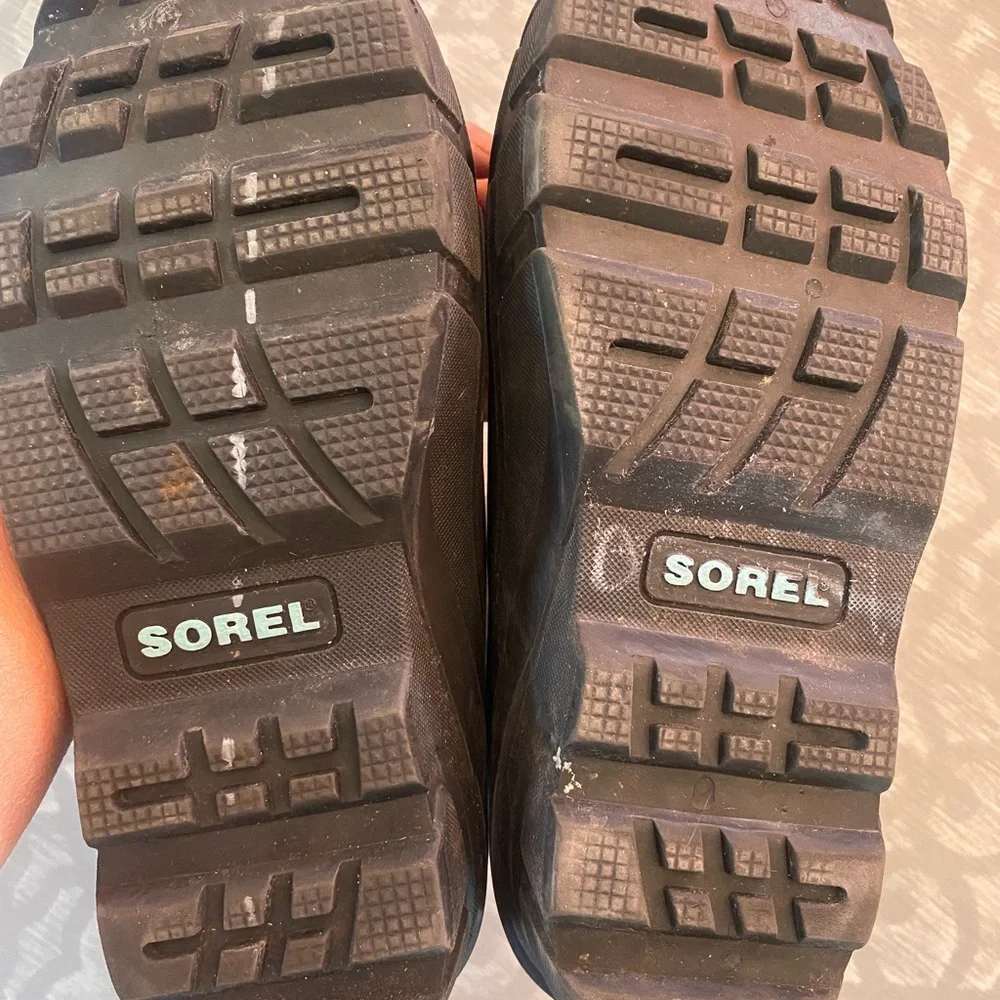 Sorel blue snowflake insulted winter Snow Boots‎ girls size 5